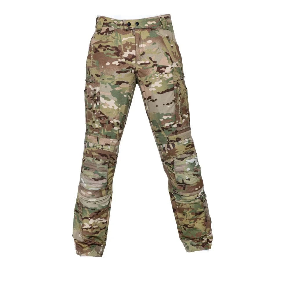 2024 Spring and Autumn Men's Set Tactics Wear Resistant Uniform Shirts Men's Outdoor Sports 2-piece Suit CP Pants / XXL