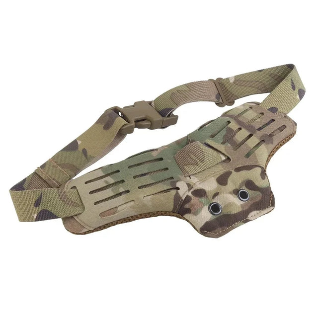 3-Hole Side Kick Holster Pad ARC Lower Plate Accessories for Tactical UBL MHA QLS MOLLE Leg Band Hunting 9mm .22LR Speed Loader