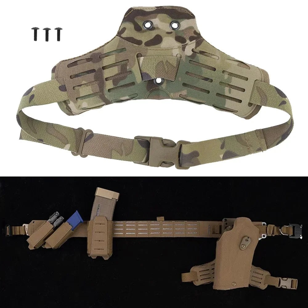 3-Hole Side Kick Holster Pad ARC Lower Plate Accessories for Tactical UBL MHA QLS MOLLE Leg Band Hunting 9mm .22LR Speed Loader