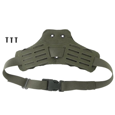 3-Hole Side Kick Holster Pad ARC Lower Plate Accessories for Tactical UBL MHA QLS MOLLE Leg Band Hunting 9mm .22LR Speed Loader GN