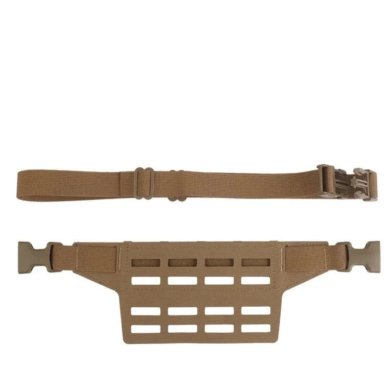 4-grid Waist Bag Adapter Board Equipped With 4 Columns Of MOLLE Mounting Suitable For DIY Outdoor Equipment Camping Accessories BP-ACC-02-CB