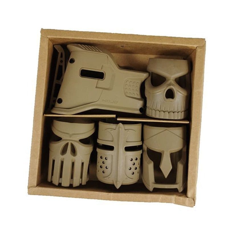 Accessoires poignée crâne AEG Marron clair