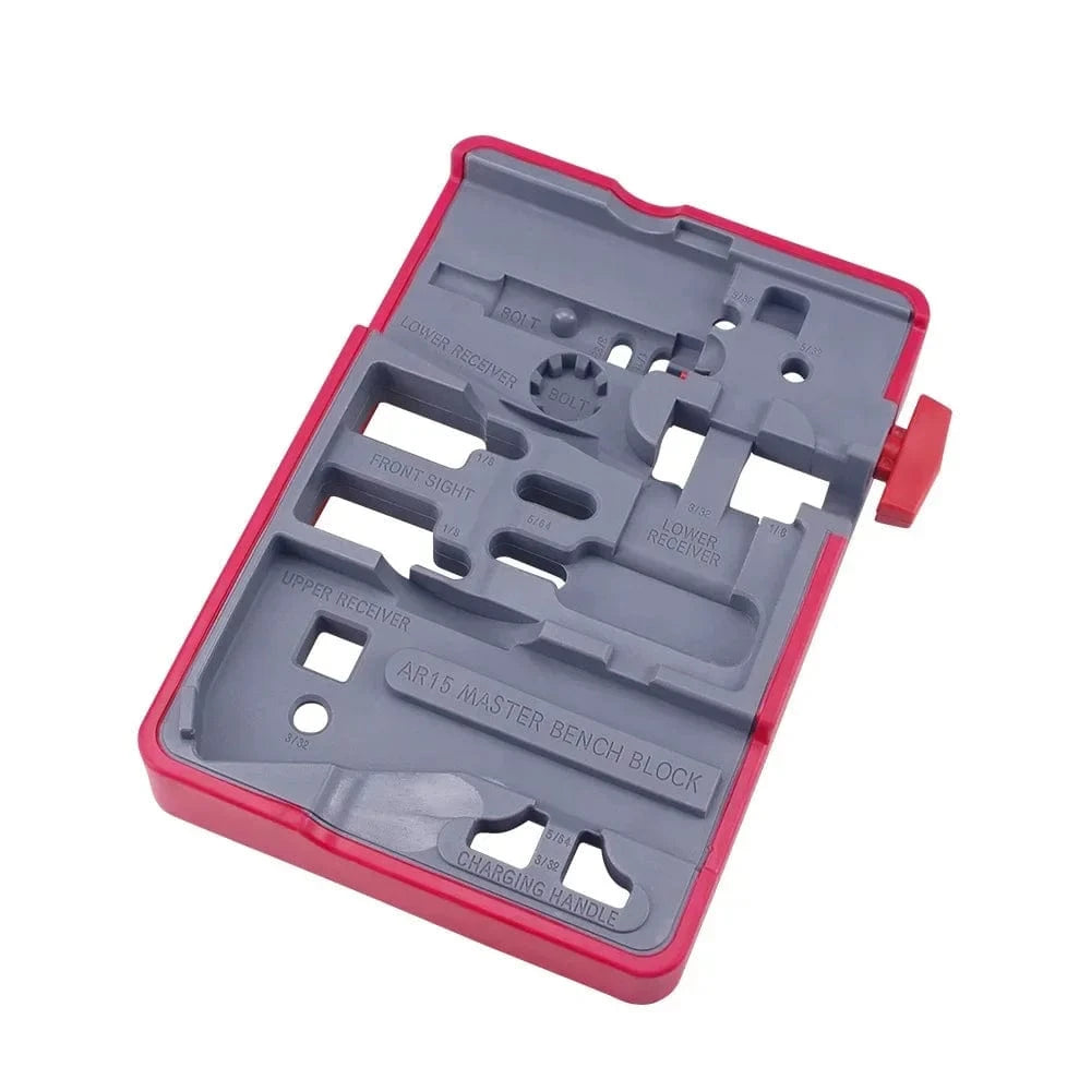 AR15 Master Bench Block Ultra-Tough Construction AR-15 Repair Tools Bench With 4 Magnet Sturdy Non-slip Surface G096
