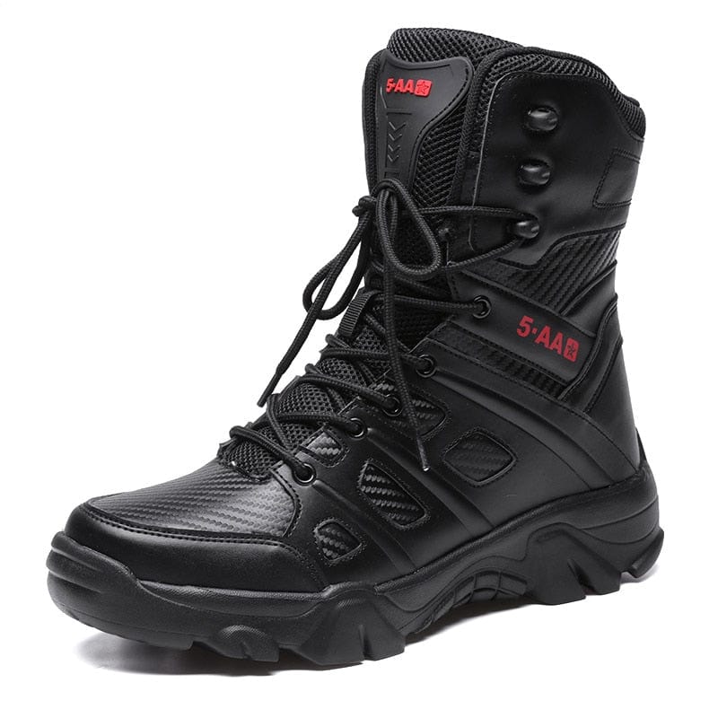 Bottes militaire tactique combat 5-AA Noir / 48