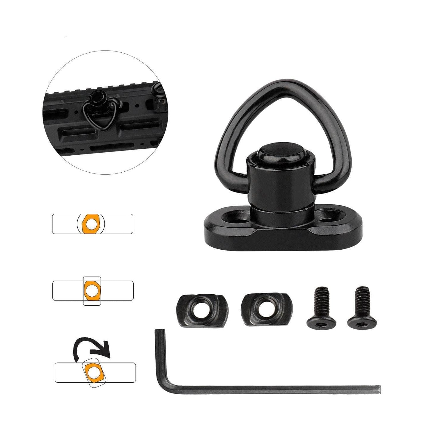 Boucle AR15 M4 M-lok QD