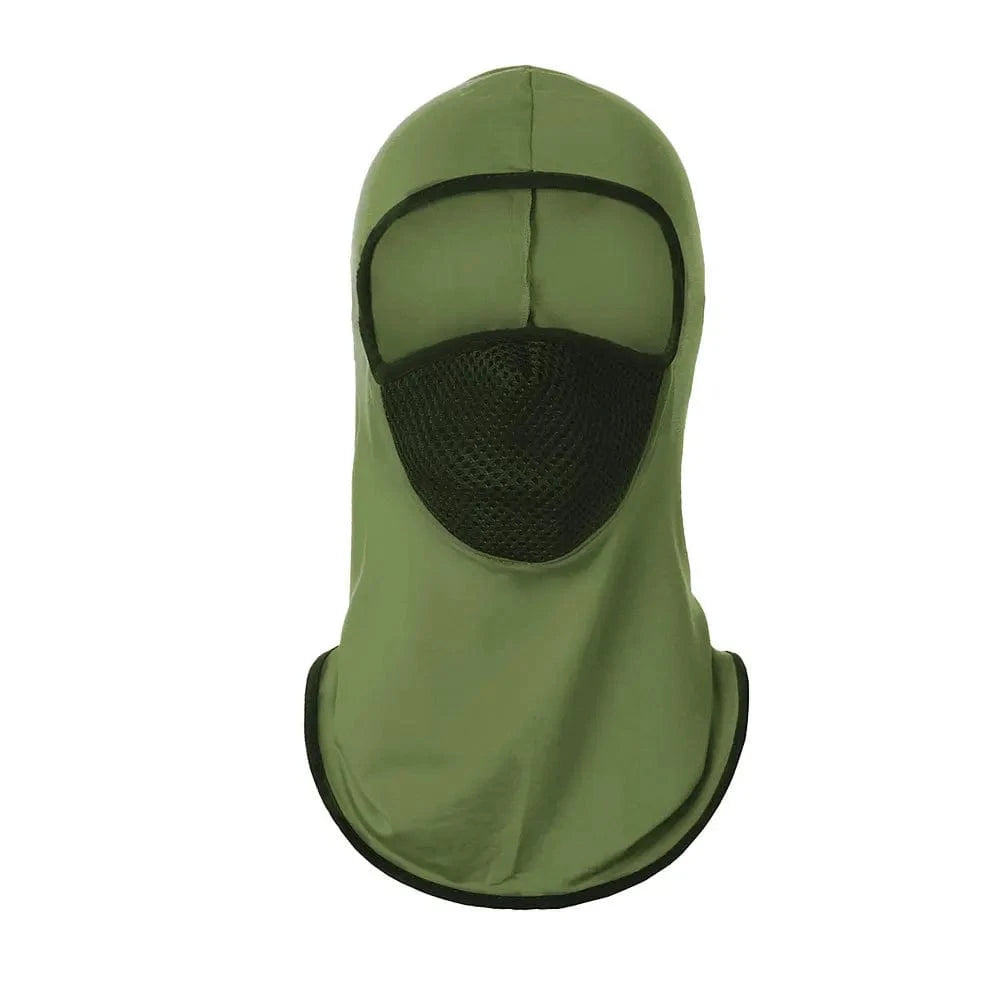 Breathable Mesh Camouflage Balaclava Full Face Mask Ski Cycling Hunting Head Cover Scarf Blaclava Cap army green