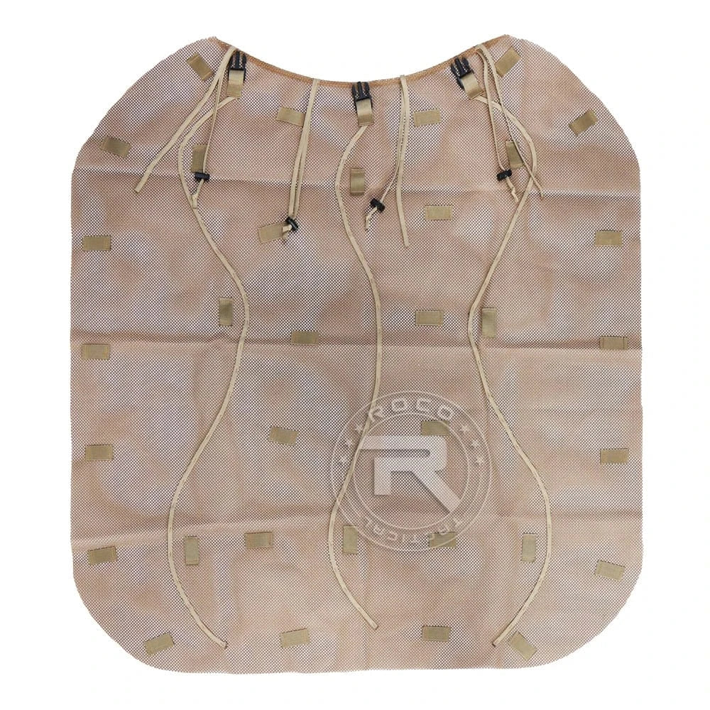 Breathable Mesh Nylon Ghillie Cape for Sniper Ghillie Suit Mesh Nylon, for Hunting, Airsoft, Wildlife Photography, Halloween TAN / One Size