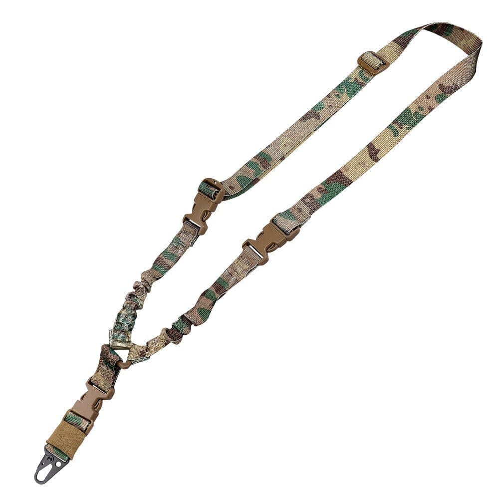 Bretelle fusil harnais point unique ATS Multicam / 100 cm