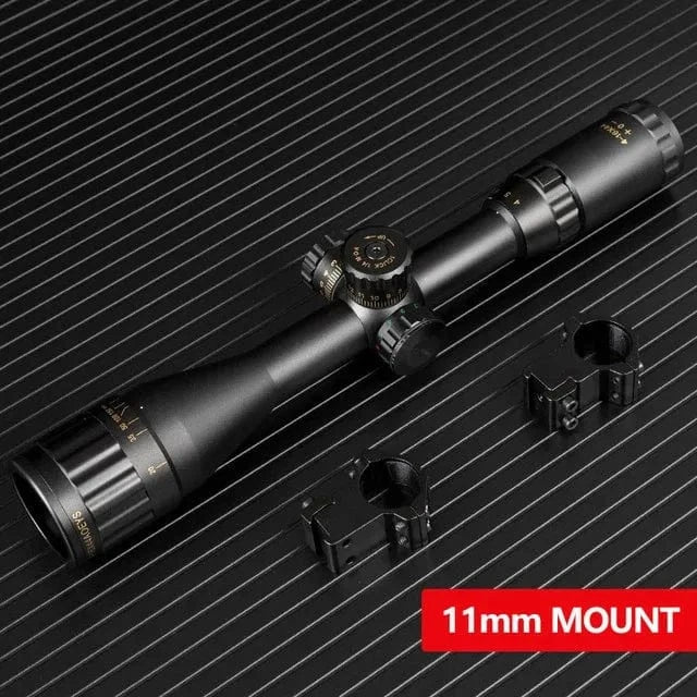 BSA 4-16x44 Tactical Riflescope Optic Sight Green Red Illuminated Hunting Scopes Rifle Scope Sniper Airsoft Air Gun 11MM / United States