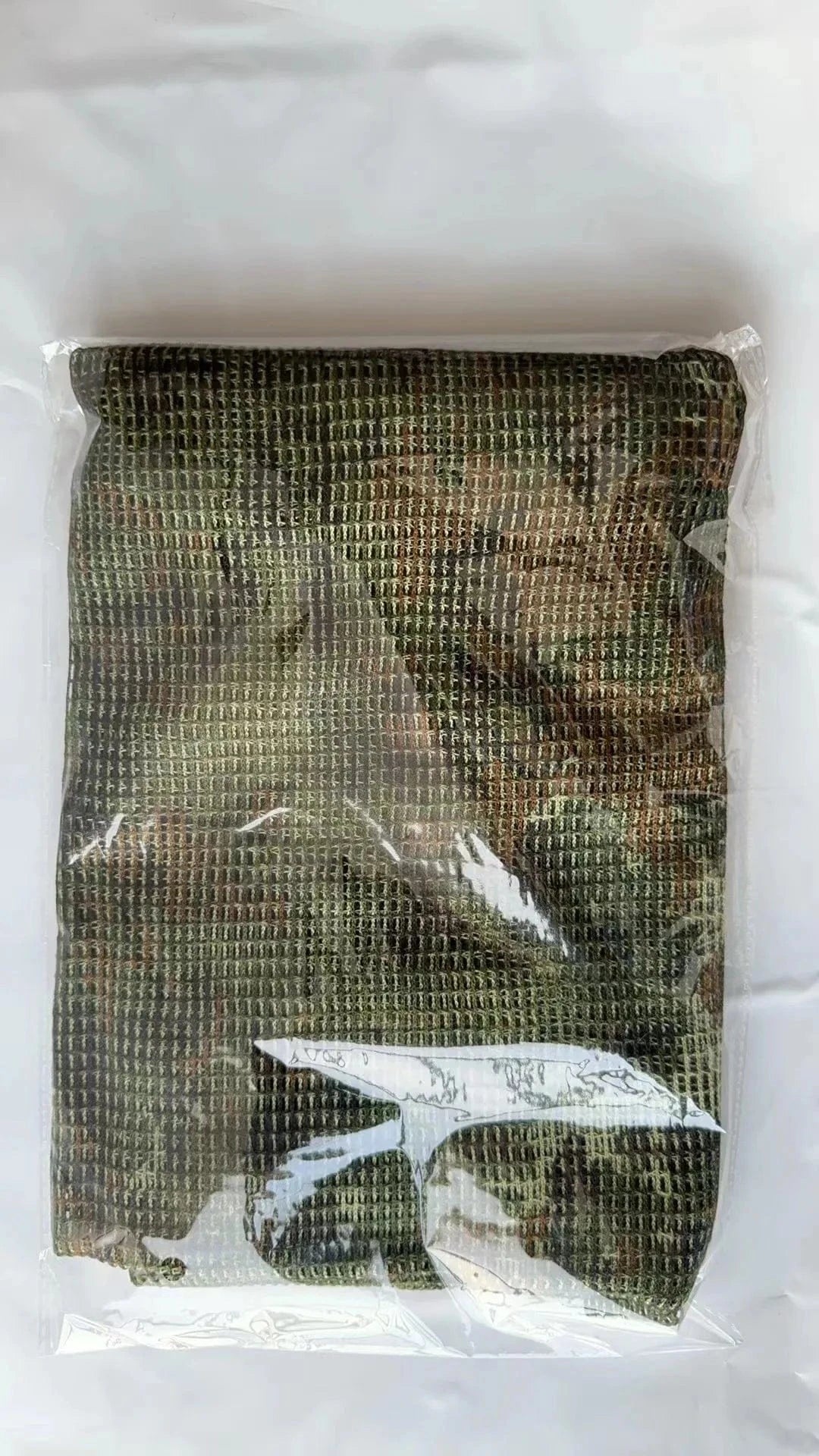 Camouflage Netting Tactical Mesh Camo Breathbale Scarf Sniper Face Veil Scarves for Wargame Sports Hunting Shooting Camping Woodland Meisai