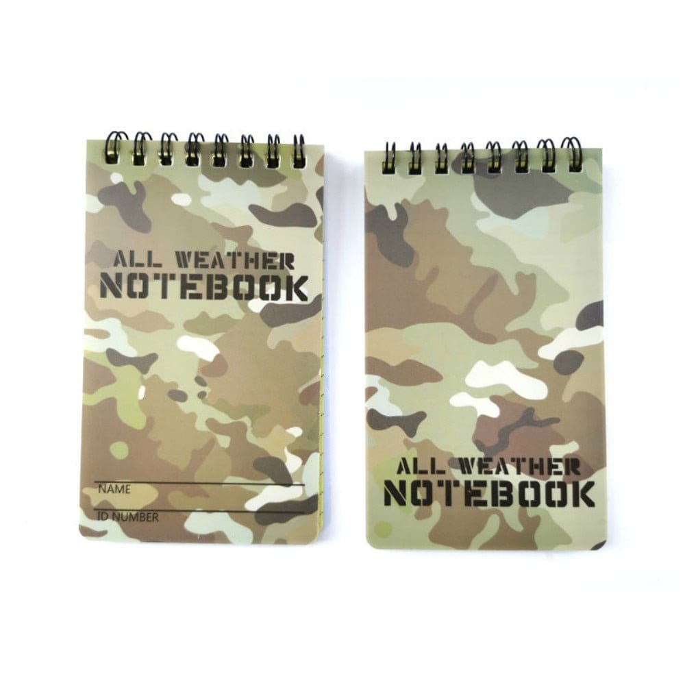 Carnet de notes étanche camo/ranger