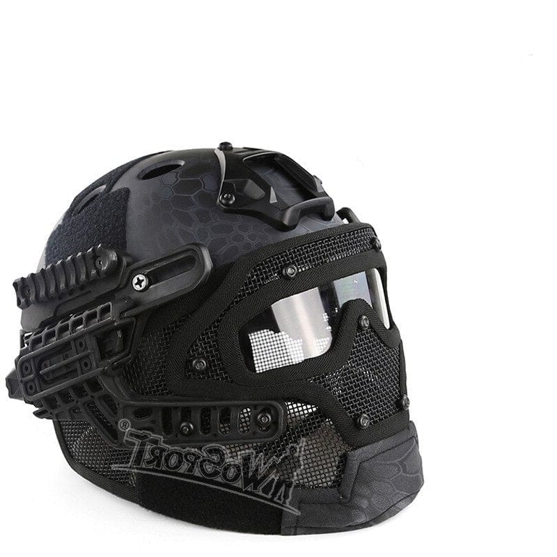 Casque intégral SGS HL-20 Python noir