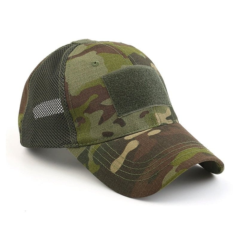 Casquette militaire SPAorts demi-maille Camo militaire