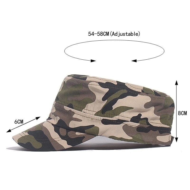 Casquette rabat camo militaire MFS
