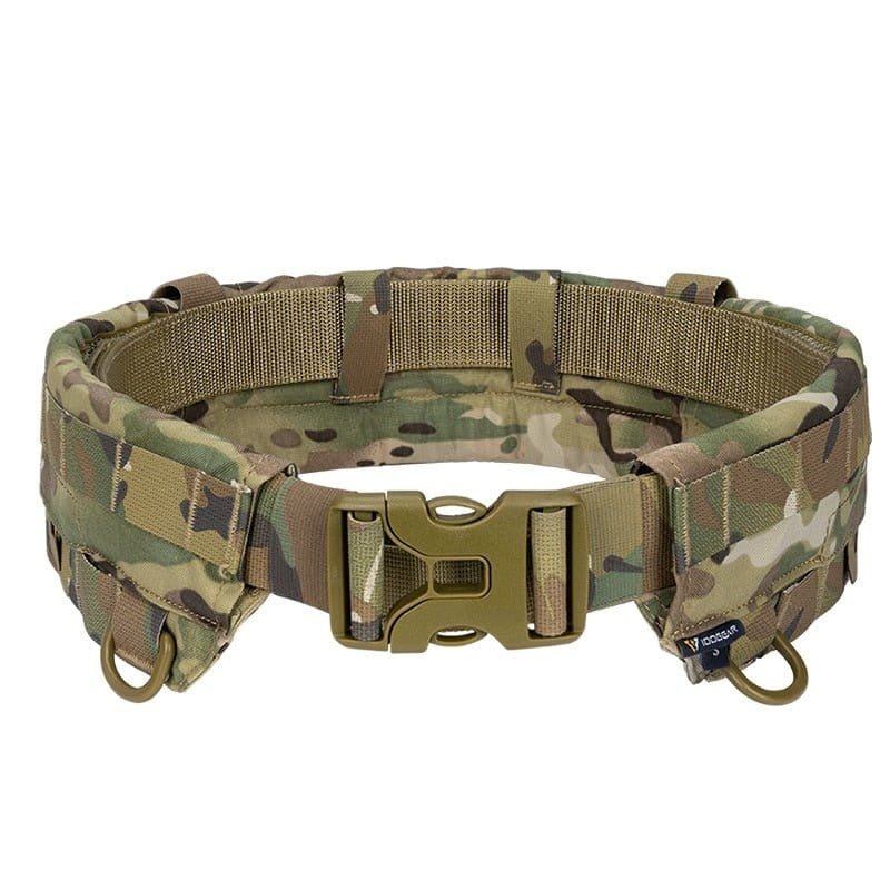 Ceinture tactique olive et verte adaptable Large - Top Airsoft