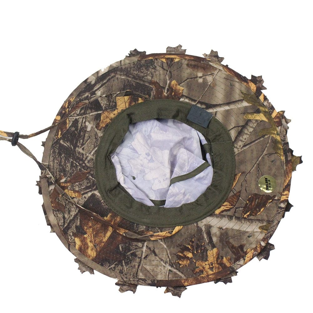 Chapeau camo feuilles 3D Ghillie