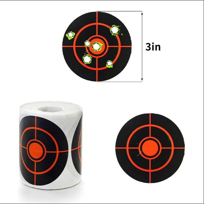 Cible de tir 3 "/7.50cm 200 pcs/rouleau