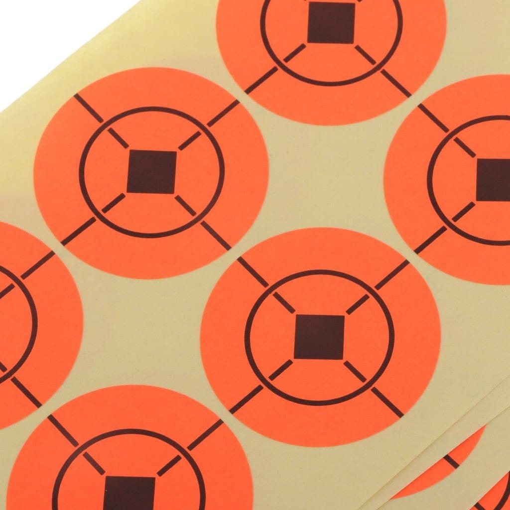 Cible orange auto-adhésive 6 pcs