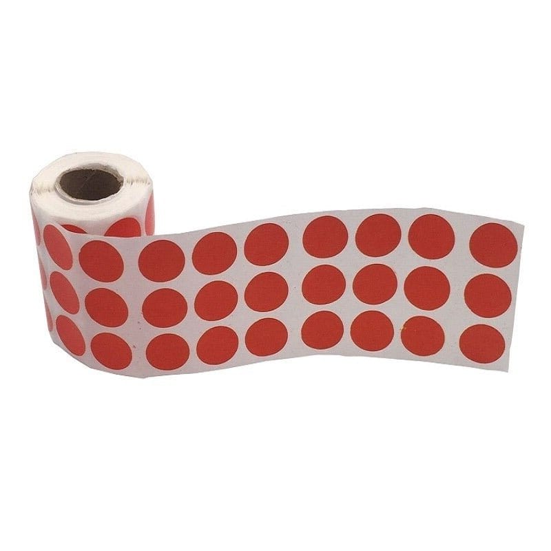 Cible réactive rouge 900 pcs/rouleau