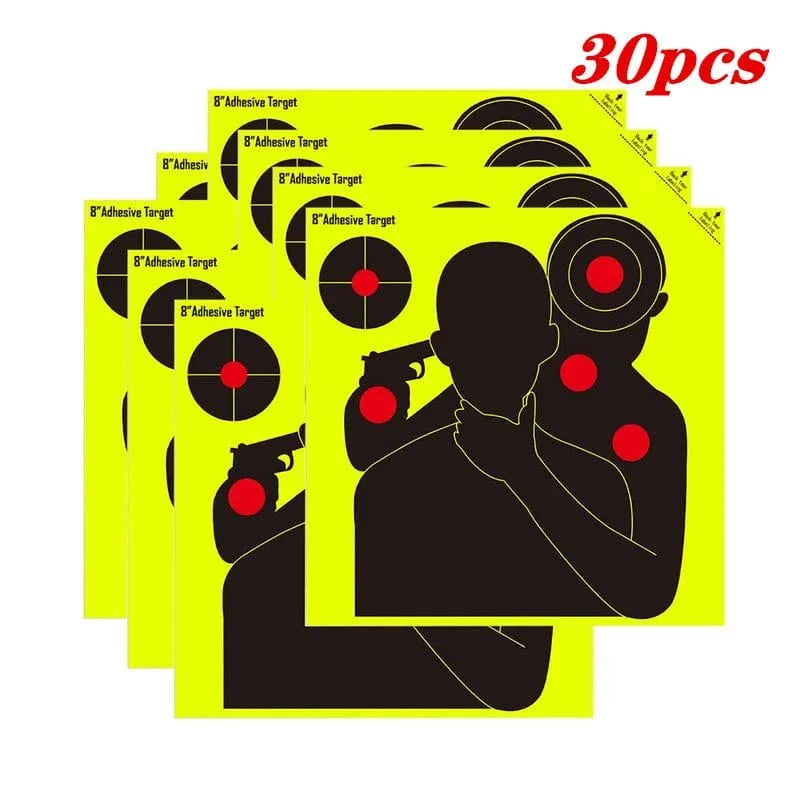 Cibles de tir otage 10/30pcs autocollant 20cm 30pcs