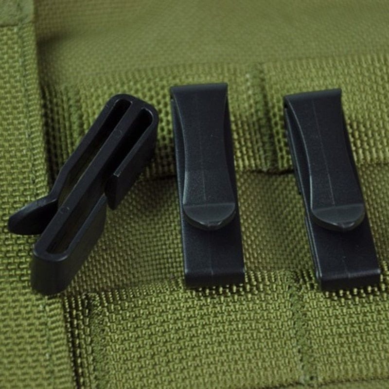 Clip pour sac à dos tactique Molle 10 pcs