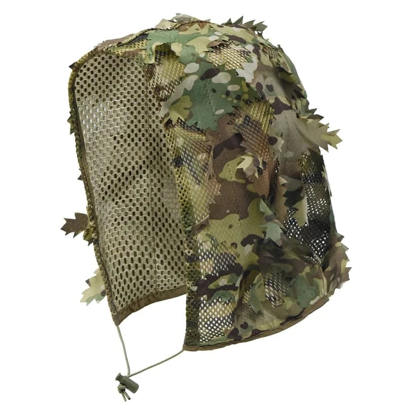 CP Multimate Camo Hunting Cap Mesh Polyester Cotton Breathable Bird watching Hat CS Spiner Airsotf Equipment Hunting accessories CP / 30x30cm