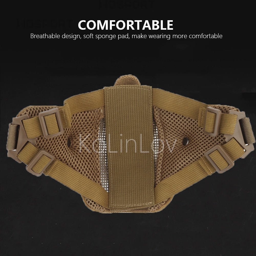 Demi-masque facial dents de vampire