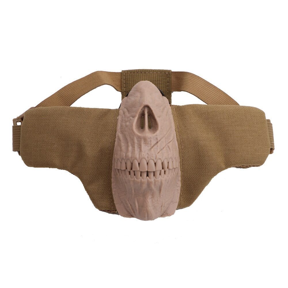 Demi-masque squelette Protector OS Tan / Coyote