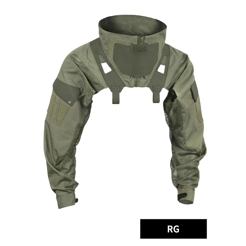 DMgear Original Tactical Combat Uniform Long Sleeve Camouflage Clothing Breathable Comfortable Hunting Accessories Outdoors RG / M