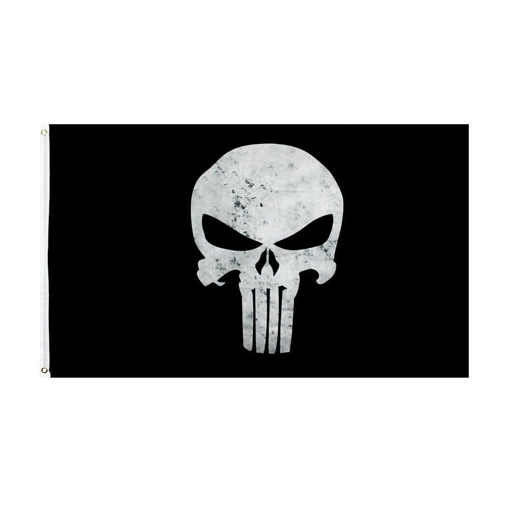 Drapeau Suzuki Skull 90x150 Cm - 4 œillets - Neuf - Fabriqué Au Mexique