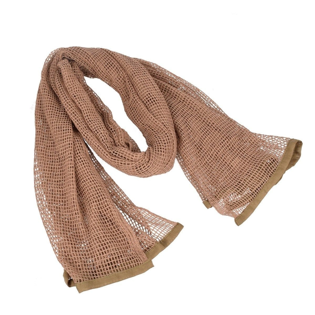 Écharpe maille camouflage HOS 190x90 cm Marron