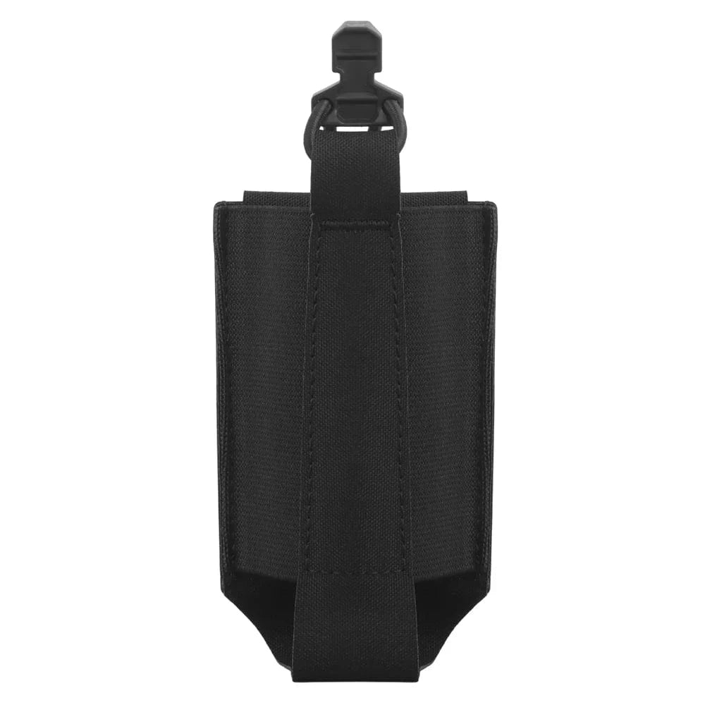 Elastic 5.56/7.62 Magazine Pouch Quick Release CS Shooting Rifle Single Mag Holder Pouch Molle Hunting Airsoft Battle Belt Gear MG-81 BLK