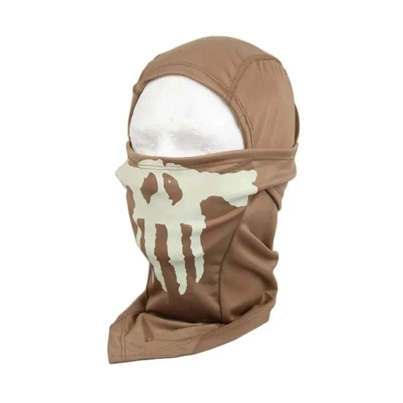 Cagoule Fantôme Call Of Duty Squelette - Masque Moto Ski Hiver - Bonnet Chaud Homme