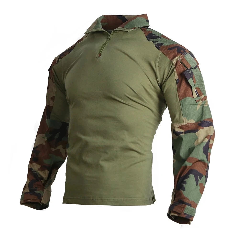 Emersongear Tactical G3 Combat Shirts Mens Gen3 Tops Camoflage T-Shirt Long Sleeve Hunting Outdoor Hiking Training Airsoft WL