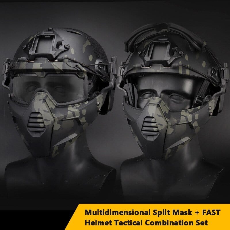Ensemble casque Fast Recon Mesh + Split masque