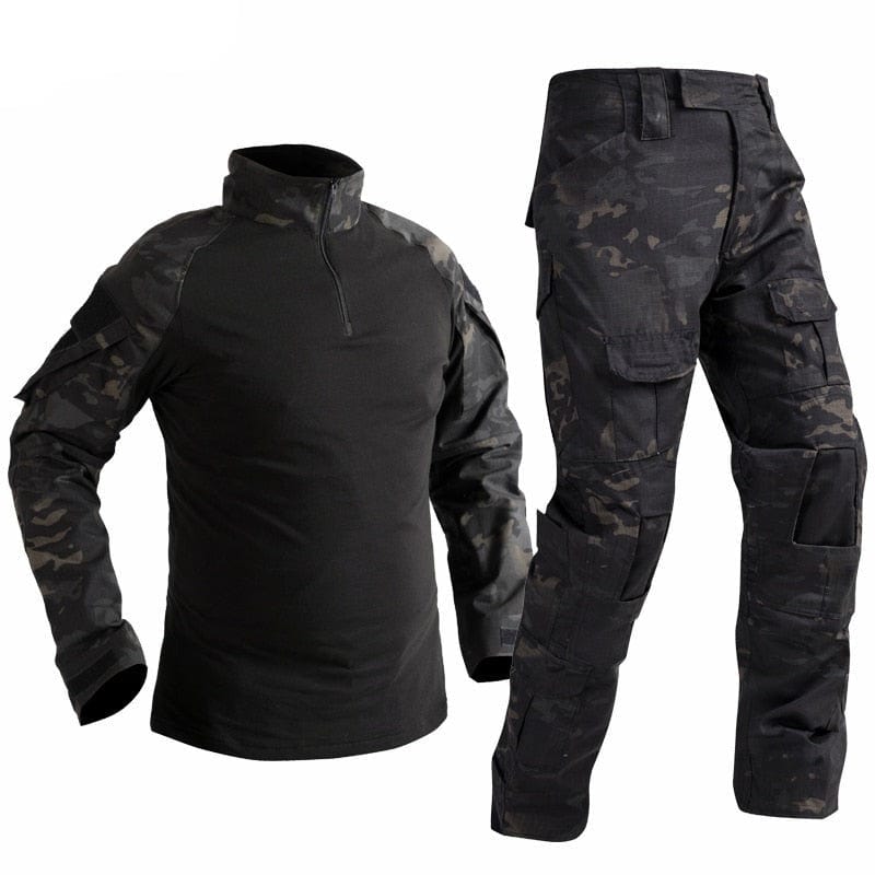 Ensemble Forces Spéciales BDU Multicam noir S