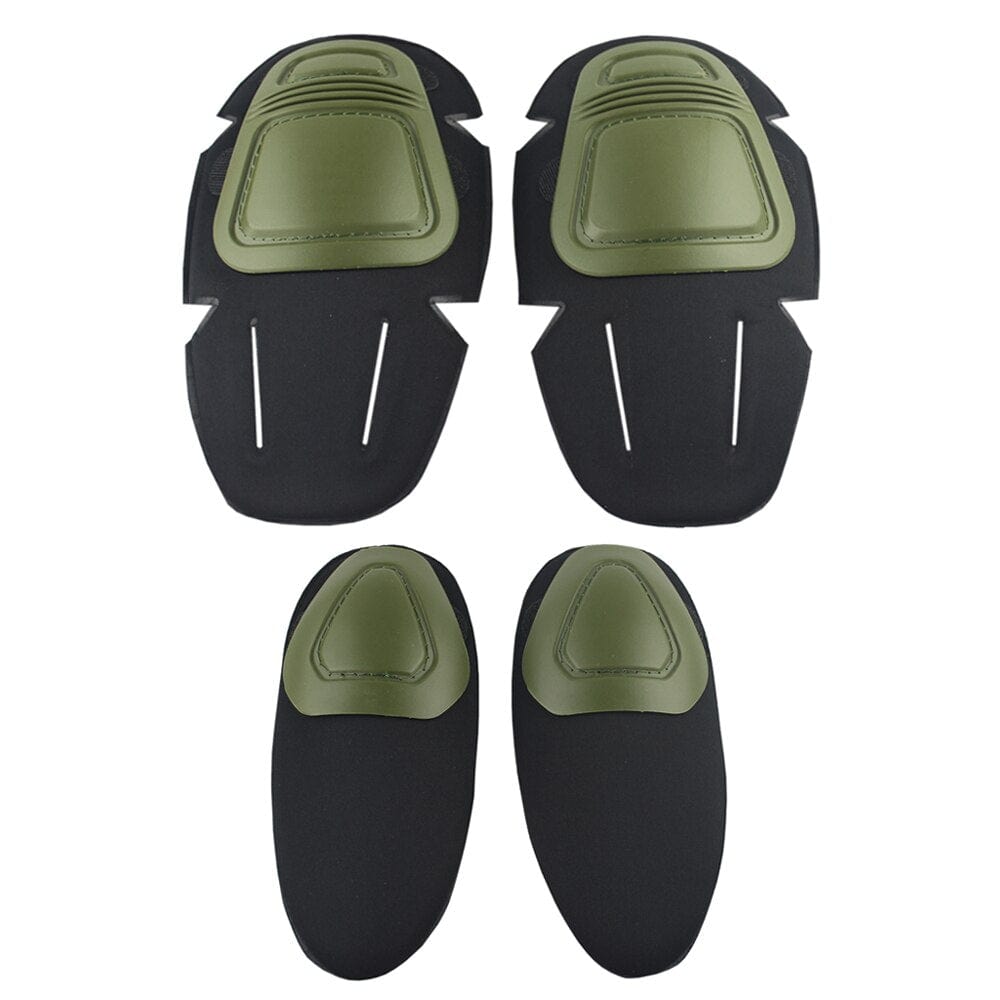 Ensemble protection genouillères/coudières G3 1 ensemble vert armée