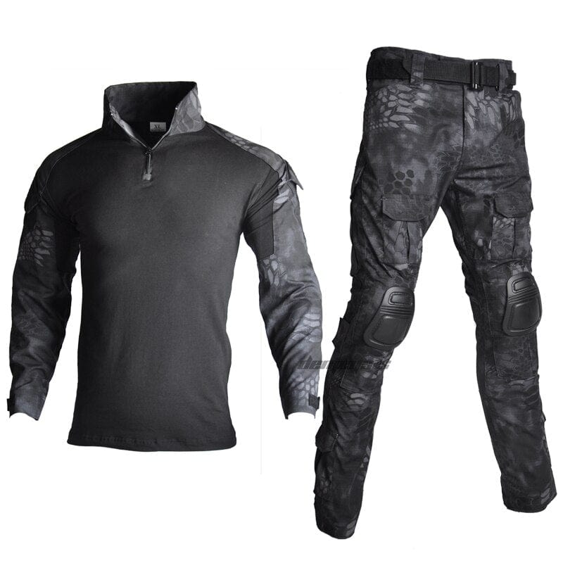Ensemble uniforme OPS Python noir XXXL (95-105 kg)