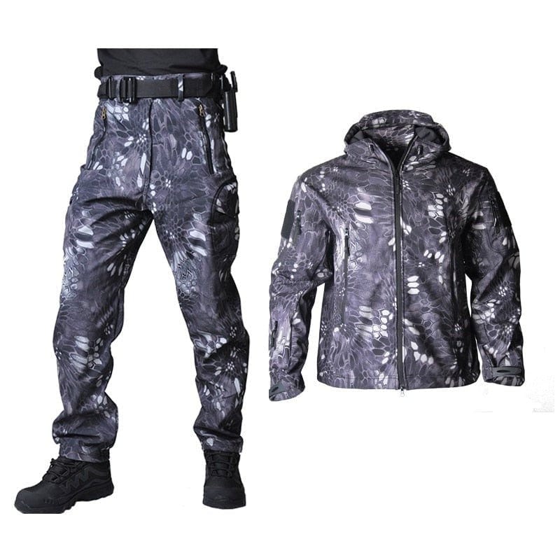 Ensemble veste et pantalon Han Wild Python noir / S (50-60kg)