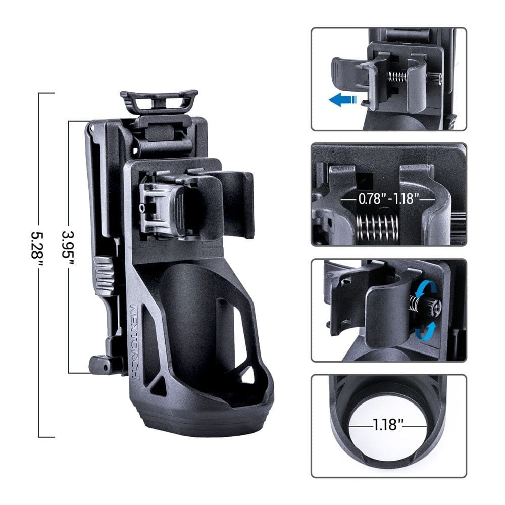 Étui lampe angle rotatif 360 degrés V51