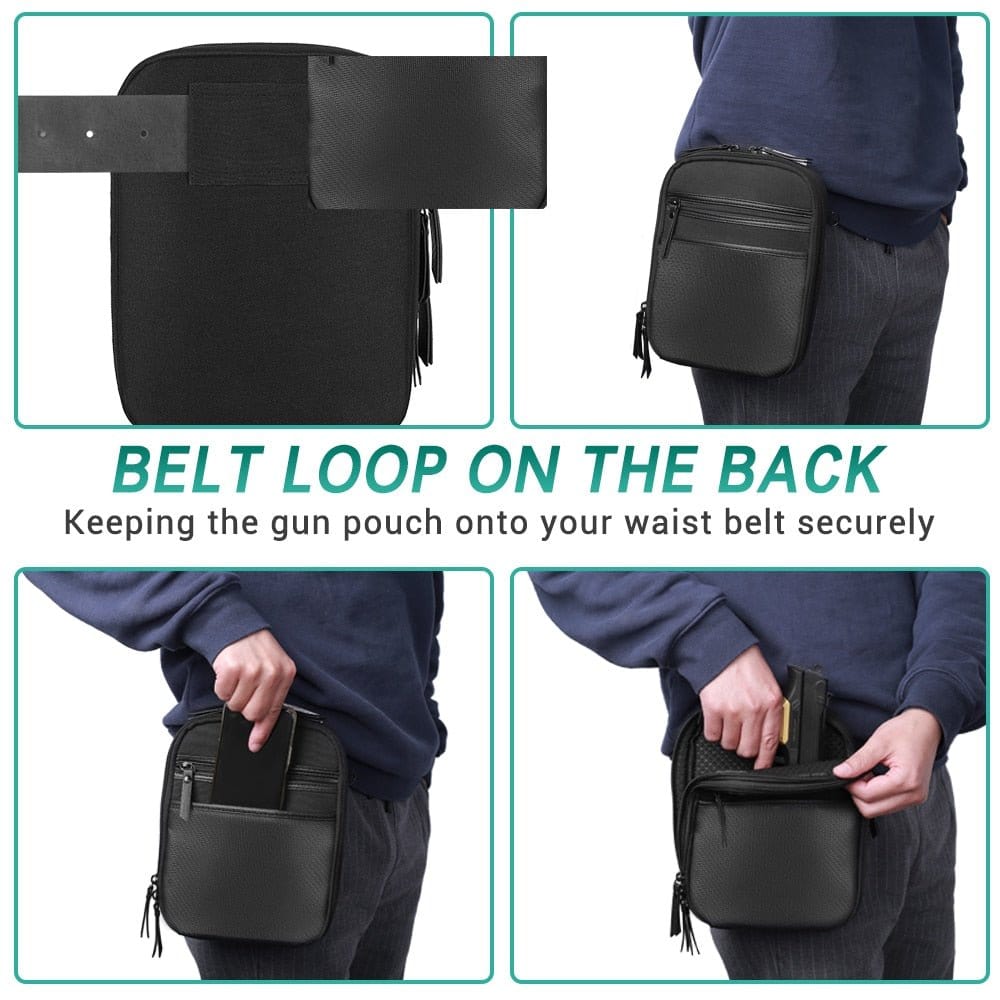 Étui pistolet transport ceinture AS