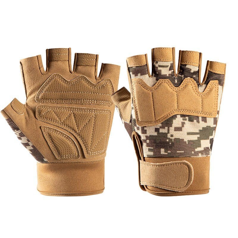 Gants demi-doigt ViperCut Tactical WSE Digital Desert XL