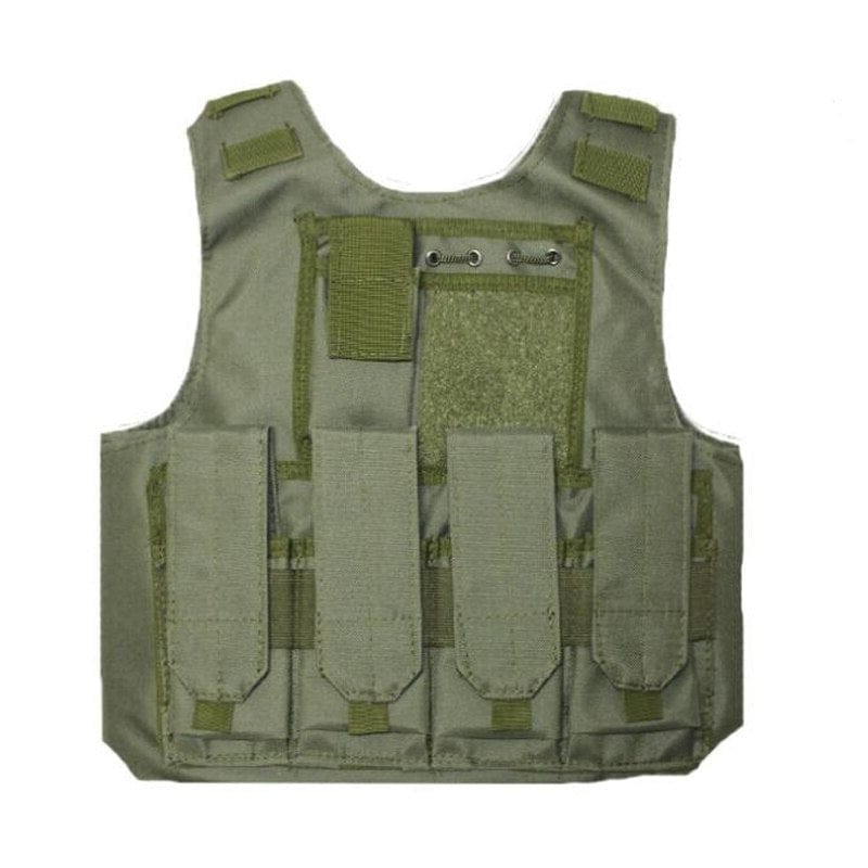 Gilet enfant Airsoft combat tactique CS Vert OD