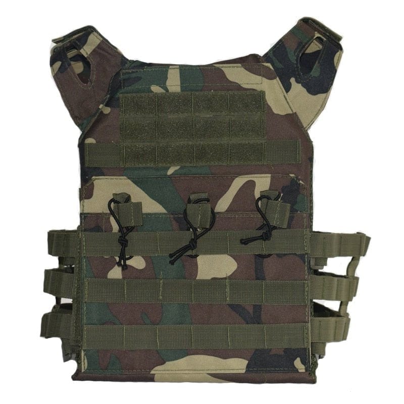 Gilet porte-plaque JPC Molle 1000D Woodland