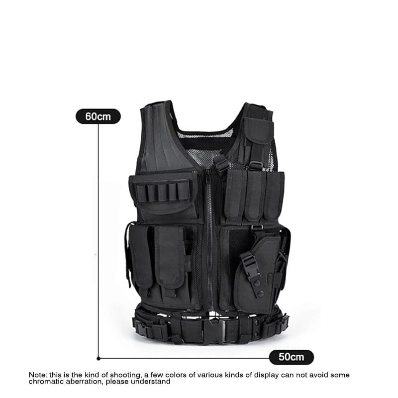 Gilet tactique combat réglable FYS