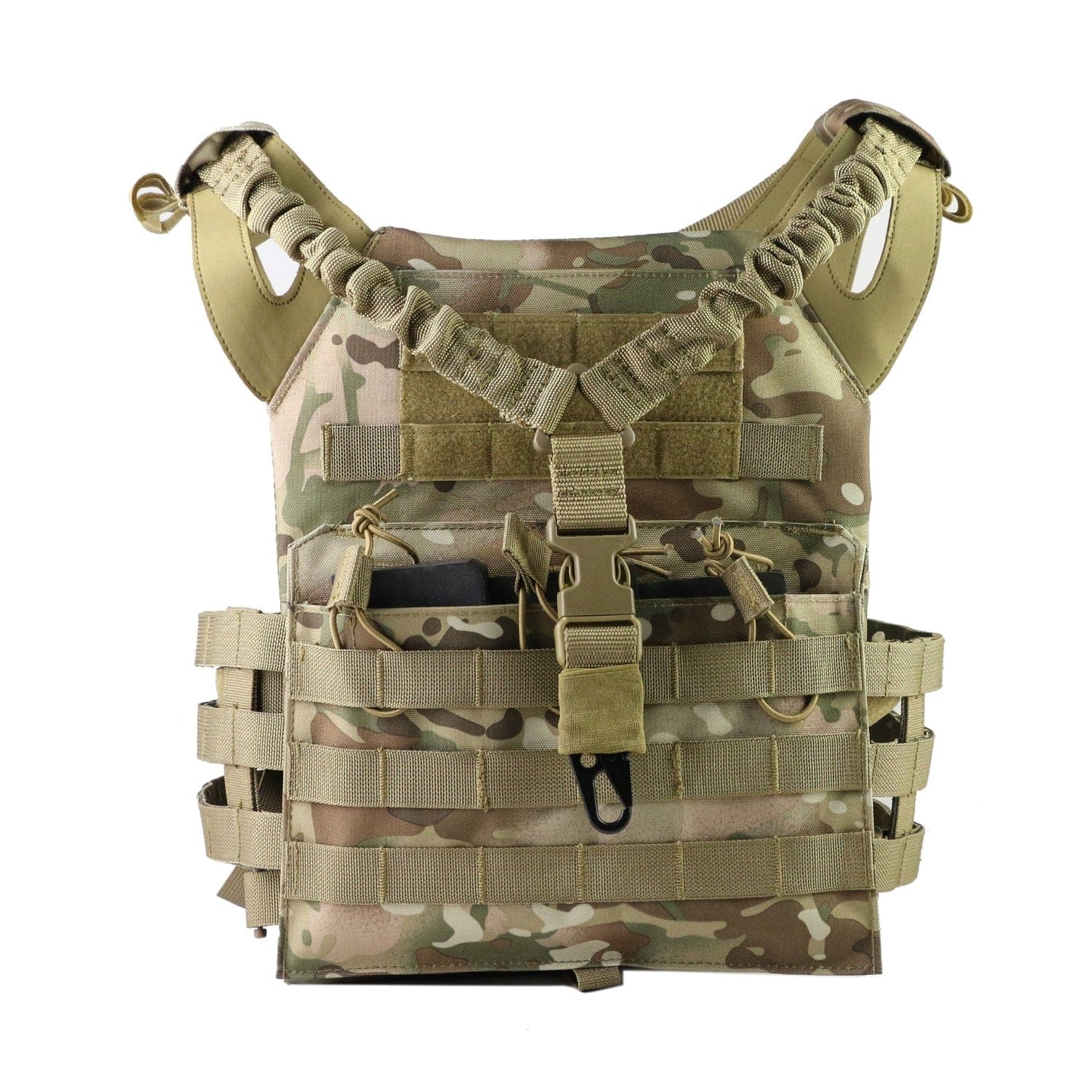 Gilet tactique JPC léger 1 point GOS Multicam / Unique