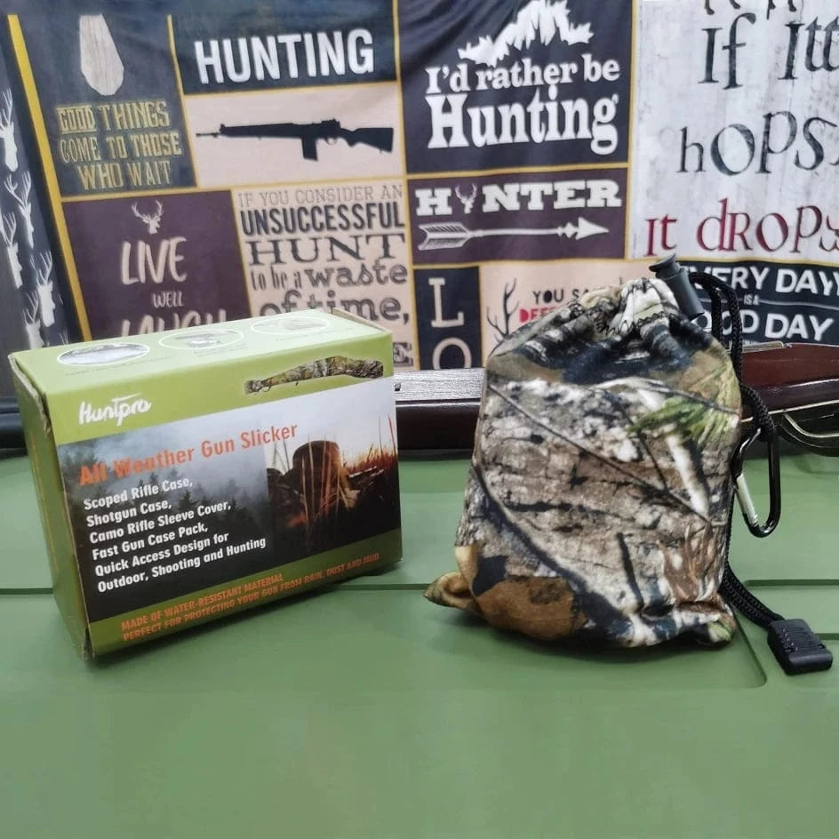 Gun Sock Shotgun Case Rifle Cover Water Resistance Waterproof Sleeve Gun Slicker Scoped Gun Case Bag for Hunting Outdoors Gun Cover