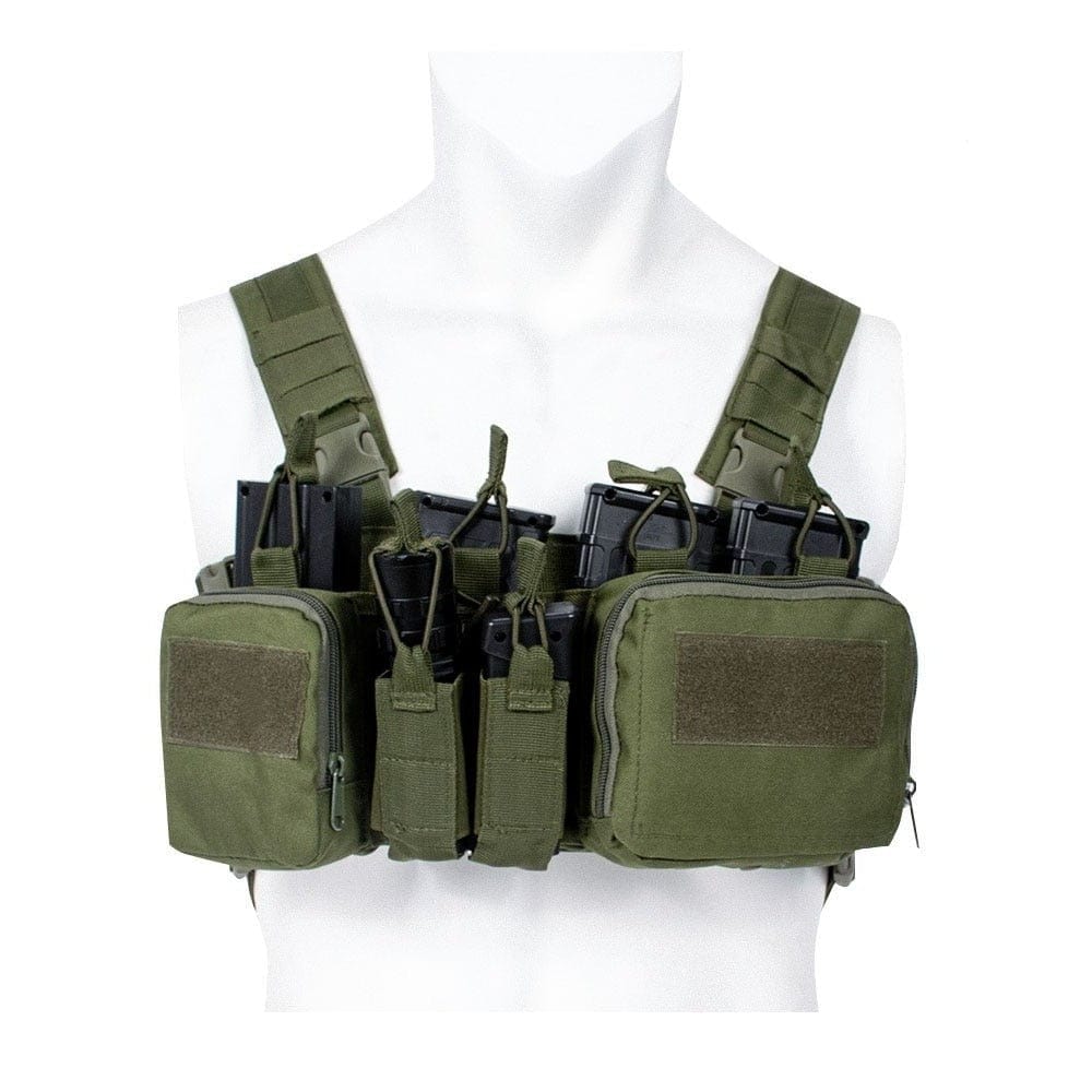Harnais Chest Rig Molle CSO Gear Ranger vert