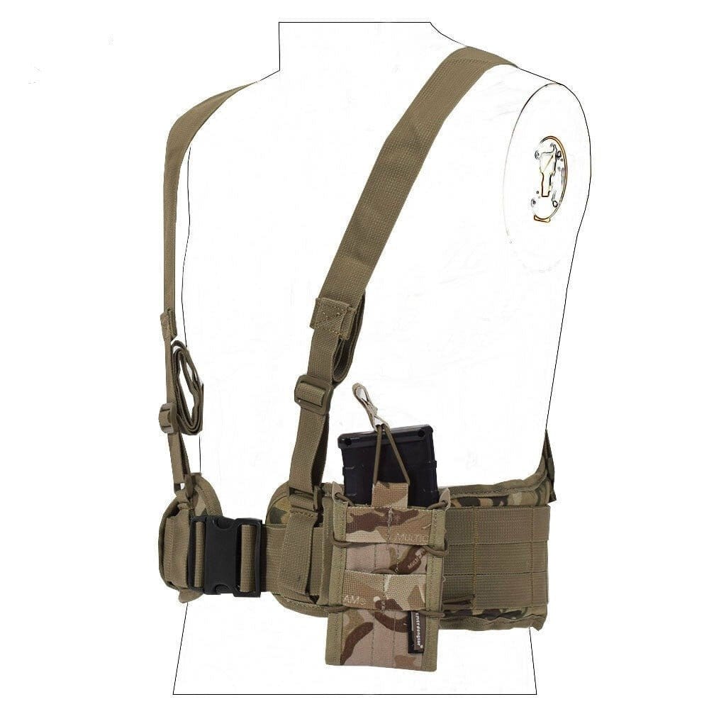 Harnais sangles croisées Molle 1000D