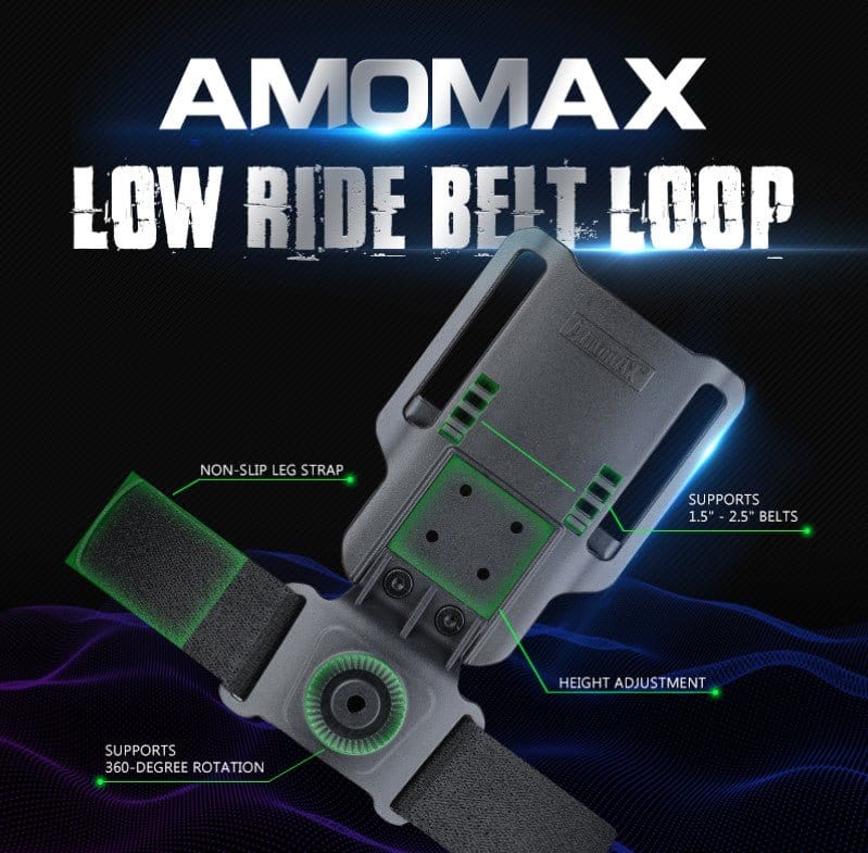 Holster Low Ride Duty Drop AMOMAX